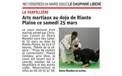 Arts martiaux au dojo de Riante Plaine